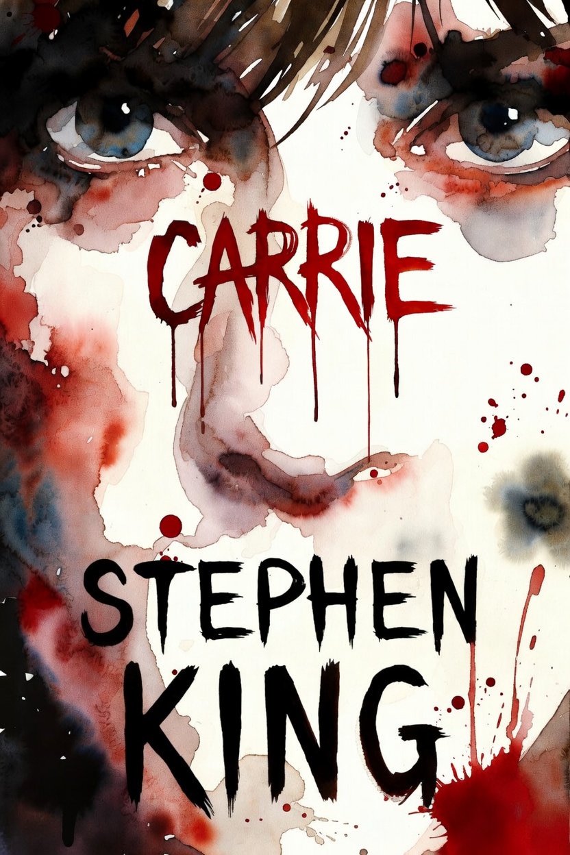 - Book cover: Carrie - Carrie